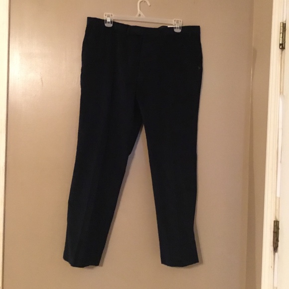 New men’s Ralph Lauren’s Navy Blue slim cord pants business casual - Picture 1 of 2